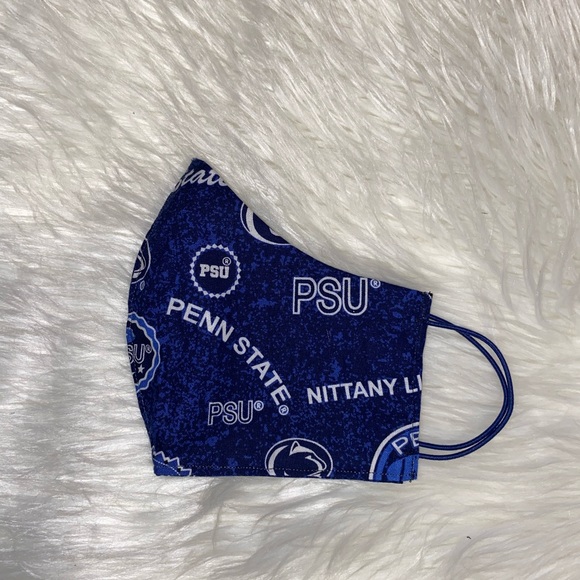 Penn State Face Mask With Filter Pocket Blue - Picture 1 of 2